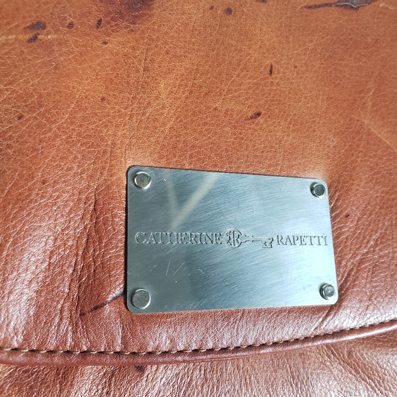 Catherine Rapetti distressed leather clutch - Picture 3 of 11